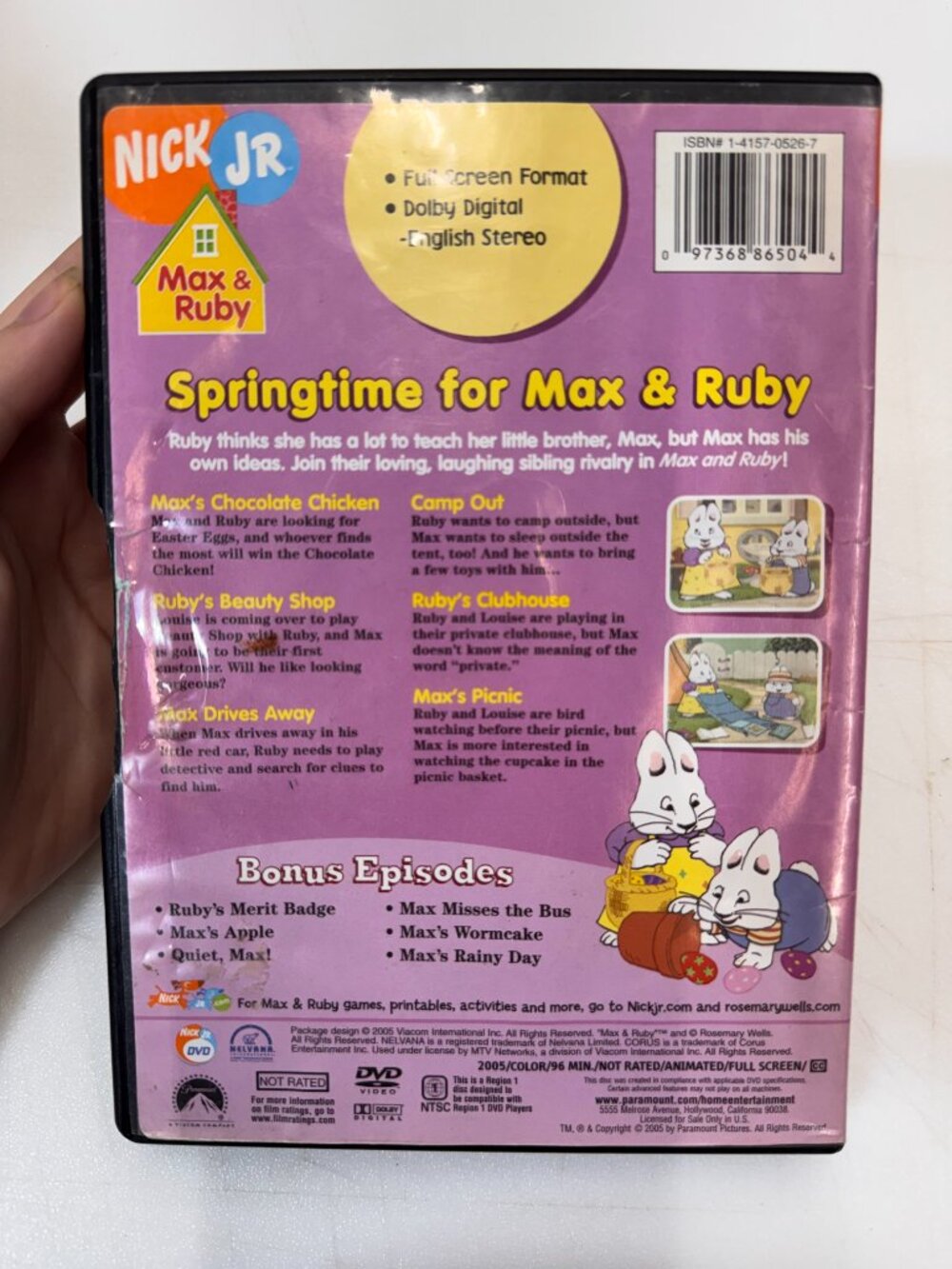 Springtime for Max and Ruby [DVD] Disc Tested, Working - Picture 2 of 3